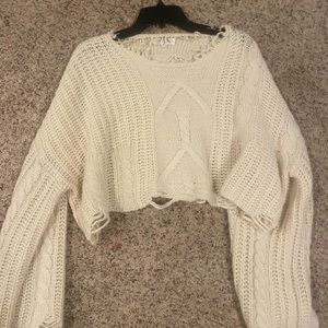 Vestique cropped sweater